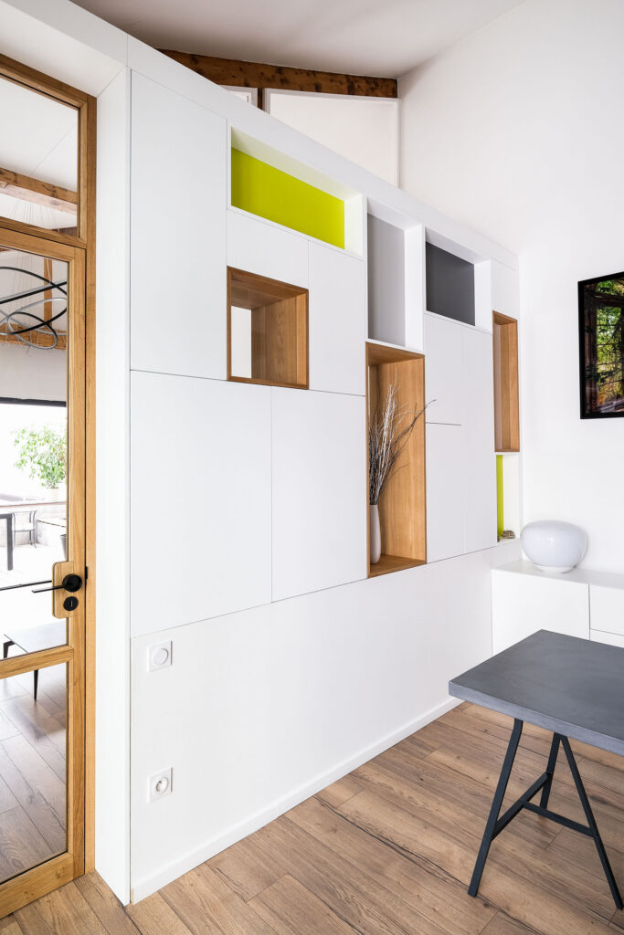 Laque blanc mat et vernis mat - Guillaume Bouvet - photo©Jérôme Pantalacci